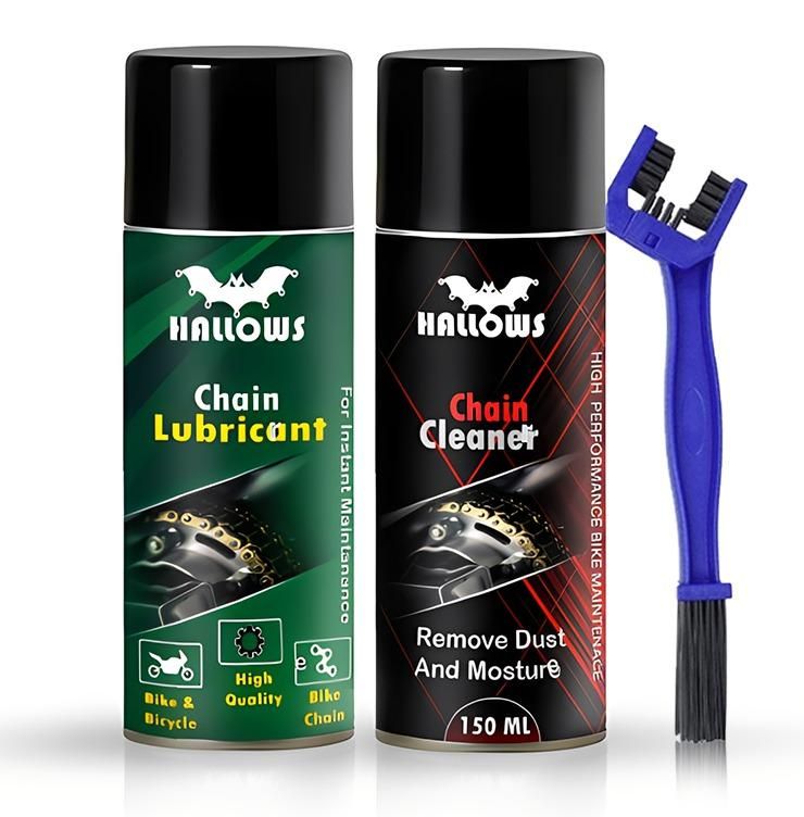 Bike Chain Cleaner, Lubricant & Brush Kit – 150ml (Pack of 3)